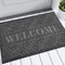Yimobra Welcome Door Mat, Heavy Duty Sturdy Front Door Mat for Home Entrance, Non Slip, Easy Clean, Dark Gray, 29.5 x
