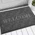 Yimobra Welcome Door Mat, Heavy Duty Sturdy Front Door Mat for Home Entrance, Non Slip, Easy Clean, Dark Gray, 29.5 x