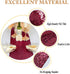 12x72-Inch Pack 5 (30x180cm) -0226S ShinyBeauty Sequin Table Runner Burgundy of Party Supplies Wine Wedding Table