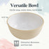 Portmeirion Minerals Medium Serving Bowl Moonstone, 6 inch Ceramic, Dishwasher & Microwave Safe