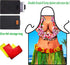 Funny Adult Bib Apron for Cooking, BBQ, Baking, Grilling - Kitchen Sexy Women Bikini Lady Comic Character Costume