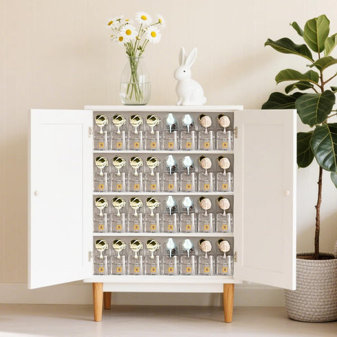 12PACK Closet Clear Shoe Slot Organizers Shoe Stacker Rack Organizer for Adjustable Shoes Holders Space Saver Zapateras