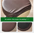 Set 6, 12-15 Inch FUANGUI Bar Stool Covers Round of Waterproof PU Bar Stool Seat Covers with Elastic Bands,Bar Stool