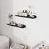 24 inch Set 2, RICHFOCUS Floating Shelves for Wall, Solid Wood Picture Ledge Shelf for Wall Storage, Nursery Book