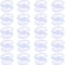 Pawfly 20 Pack Double Sided Suction Cups - 0.8 Inch Clear PVC Plastic for Glass Table Mirror