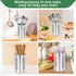 EORTA Stainless Steel Kitchen Utensil Holder, Flatware Cylinder Draining Organizer with Round Drain Holes