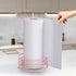 Countertop, 8" 13" Buruis Paper Towel Holder for Kitchen Pastel Pink - One Hand Tear with Wide Base, Height, Raised