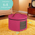 Hat Box, Stackable Round Brim Hats Organizer for Closet, Travel Hat Boxes for Women, Collapsible Cowboy Hat Storage