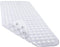 Yimobra Non Slip Bath Mat, 34.5"x15.5" Long Tub Mat with Suction Cups, Machine Washable, White