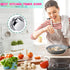 Chef Cooking Timer Clock, Kitchen Timer with Loud Alarm, 100% Mechanical - Silver, 1 Pack, Magnetic Backing, Exquisite