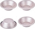5-Inch Mini Pie Pan Set, Non-Stick Round Bakeware for Oven and Instant Pot, 4-Piece (Champagne Gold)