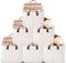 Large Storage Baskets for Shelves, Rectangle Fabric Bins for Organization, Closet Storage Bins, Shelf Baskets with Wire