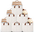 Large Storage Baskets for Shelves, Rectangle Fabric Bins for Organization, Closet Storage Bins, Shelf Baskets with Wire