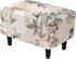 CRFATOP Ottoman Chair Cover Large Ottoman Chair Slipcovers Solid Rectangle Storage Stool