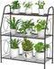 VyGrow Plant Stand, 3 Tier Plant Shelf for Indoor Outdoor, Heavy Duty