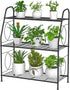 VyGrow Plant Stand, 3 Tier Plant Shelf for Indoor Outdoor, Heavy Duty