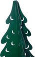 4' 3D Andersons Green Cardboard Pine Tree Life-Size Christmas & Holiday Dcor for Classrooms, Parties, Photo Booths