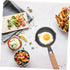Zerodeko Mini Omelet Pan Metal Detectors for Adults Round Griddle Hard Ground Tent Pegs Kitchen Cooking Pan Rolled Omelet Pan Nonstick Cookware Square Pan Iron Tart Plate Camping by Zerodeko