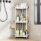 SWTYMIKI Corner Shower Caddy Standing - 3 Tier Floor Standing Shower Organizer