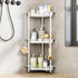 SWTYMIKI Corner Shower Caddy Standing - 3 Tier Floor Standing Shower Organizer