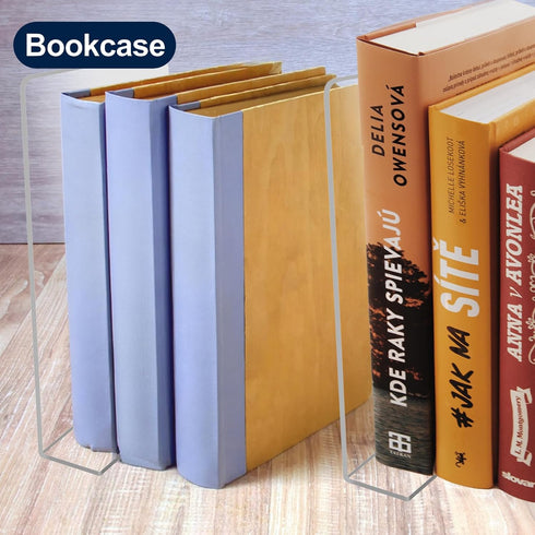 Acrylic Shelf Dividers for Closet Organization, 10pack 8” Tall Clear Plastic Shelf Organizers for Cabinets