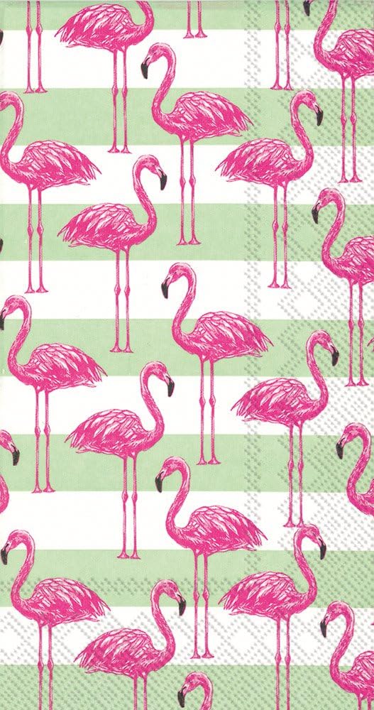 IHR Rosanne Beck Collections Guest Towel Buffet Paper Napkins, 16-Count, 8.5 x