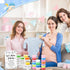 Blosssound Set 24 24 Funny Baby Shower Games Decorations Let's Make a Baby Clay Game Sign Play Clay Pencils Shower