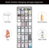 Over The Door Shoe Organizer: Hanging Shoe Rack with 24 Mesh Large Pockets for Men, Women, Kids