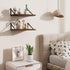 Shelves,16" Wx10 Set 2,Heavy Acovy Deep Floating D Floating Shelves for Wall of Duty Wood Floating Shelf with Metal