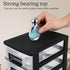 SAFIGLE 5 Drawer Mini Plastic Storage Organizer, Space Saving Bins with Drawers for Crafts, Tools, Stationary