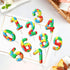 20th 20 Green Red Birthday Candles, Number Candle Cake Topper for Building Block Themed Birthday Cake Decorations