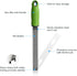 Sunkuka Pro Citrus Lemon Zester & Cheese Grater - Stainless Steel Ginger, Garlic, Potato, Nutmeg, Chocolate Peeler with