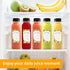 Garandad 36pcs 12 oz Plastic bottles with lids,Juice bottles with caps, Reusable Clear Bulk Beverage Containers