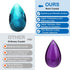 5 Pack 135mm 38mm PATIKIL Teardrop Crystal Chandelier Pendants Beads, Length Chandelier Prisms Parts Ornaments Hanging
