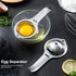 Egg Separator Egg Yolk White Filter Food Grade Egg Divider Stainless Steel Egg Sieve Kitchen Gadget Cooking/Baker Tool