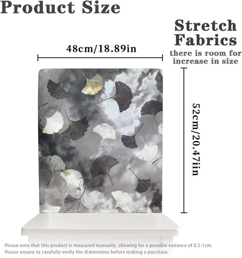 Grey Style Dining Chair Slipcovers Chair Back Covers Dining Stool Slipcovers Washable Back Chairs Protectors Covers