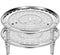 Steamer Rack for Cooking, 18/8 Stainless Steel Steaming Rack, 8.5 Inch Steam Tray with Removable Legs