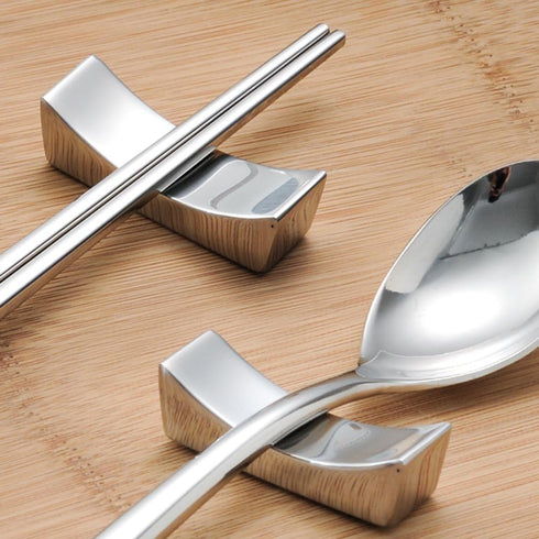 MyLifeUNIT Stainless Steel Chopsticks Rest, Knife Rest and Holder, Set of 4