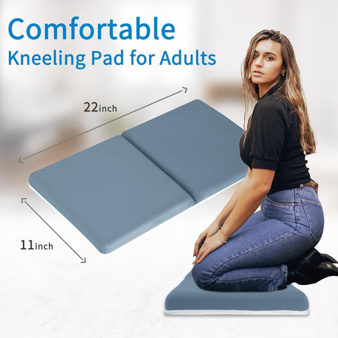 Elbow Set, 1.5 inch JJGoo Bath Kneeler with Rest Pad Kneeling Pad Mat for Bathtub Baby Bathing Parents, Painless Foam