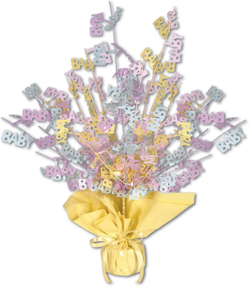 Baby Shower Gleam 'N Burst Centerpiece Party Accessory, 1 Count