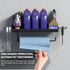 2 Garage Shop Paper Towel Holder Wall Mount, Garage Organization Paper Towel Phone Holder with Shelf and Hooks, Heavy