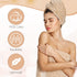 KAHAF COLLECTION 6-Pack 100% 27 inchesx54 inches) Bath Towels - Lightweight - Extra Absorbent - Cotton - Shower towels