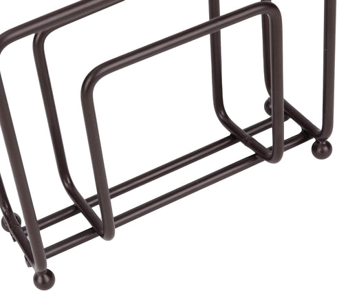 Mind Reader Wire Napkin Holder, Multi-Unit Free-Standing Tissue Storage for Dining Area, Pack of 2, Stainless Steel