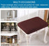 Rectangle,4 Pack Counter ANWUCHEN Stool Covers Stretch Rectangle Bar Stool Covers Elastic Vanity Stool Cover Jacquard