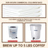 50 Pcs Commercial Cold Brew Coffee Filters – 20" x 20" Bags for Cold Brew Coffee Makers, with Drawstring