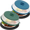 WENWELL 4 in 1 Vented Collapsible Microwave Splatter Cover & Mat, Kitchen Dish Bowl Plate Lid, BPA-Free