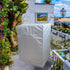 QLLY Washer/Dryer Cover for Front-loading Machine - Waterproof, Dustproof, Sun-Proof, W27"D33"H39" (Basic Silver)
