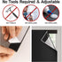 Blackout Roller Shades, Portable Blinds No Tools No Drill, UV Protection & Thermal Insulation for Bedroom Living Room
