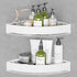 Wisfame Aluminium Shower Corner Shelves - Rustproof Shower Caddy No Drilling Installation Shampoo