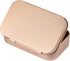 3 Pack Metal Rectangular Hinged Tins Box, Mini Portable Empty Craft Containers for Home Outdoors
